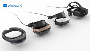 Verschiedene Windows Mixed Reality-Headsets