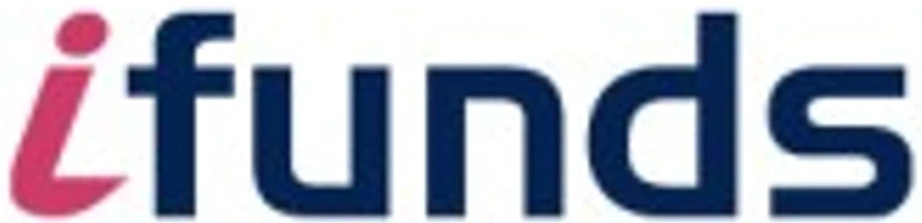 A blue letter on a white background