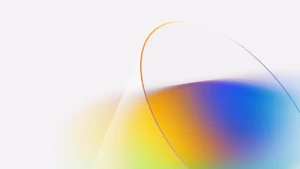 A colorful background with a curved line