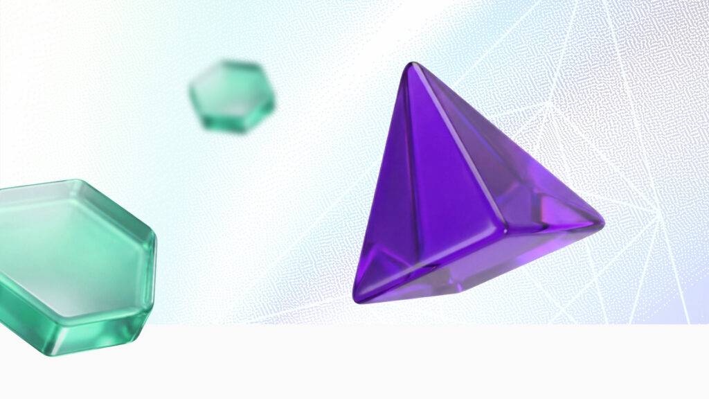 Pyramid and hexagonal prism.