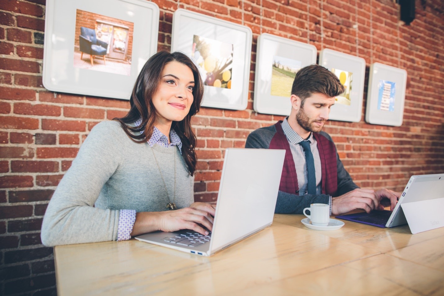 a group of people sitting at a table