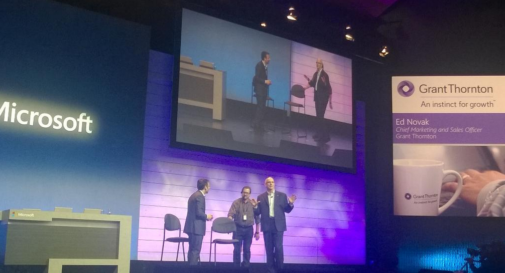 a group of people watching television in a room