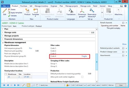 Release product details.
