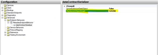 Data contract serializer.