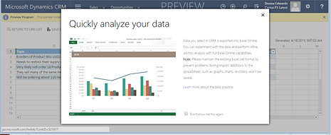 Quickly analyze your data.