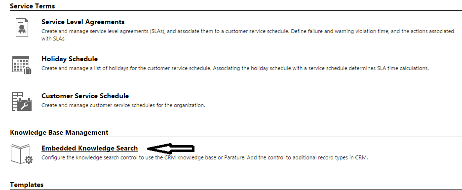 Microsoft Dynamics CRM service terms.
