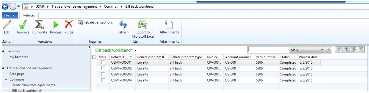 Trade allowance management.