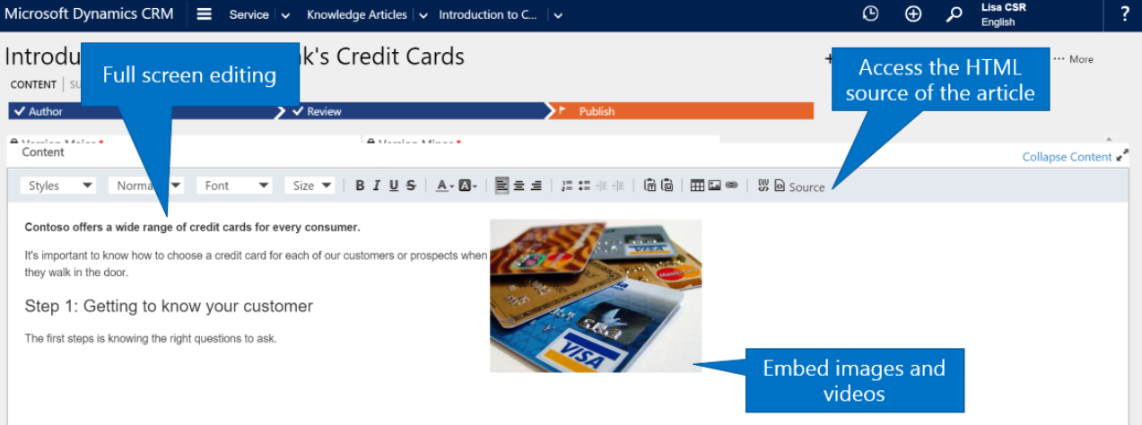 Embedded images and videos.