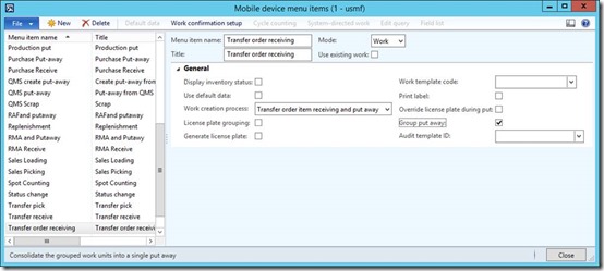 clip_image069 Example of setting group put on all work creation processes that ends with … and put away.