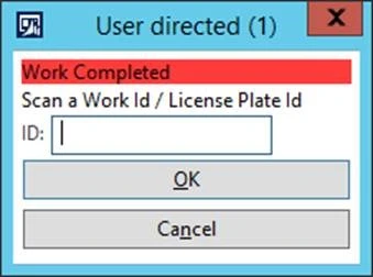 Completed work presented to the user.