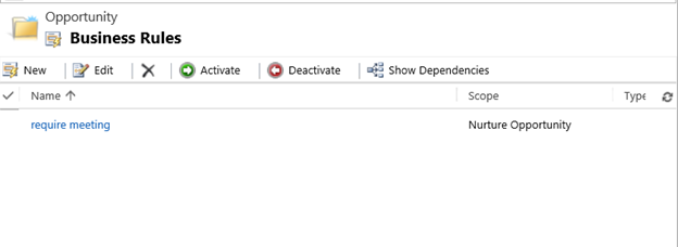 Business rules dialog.