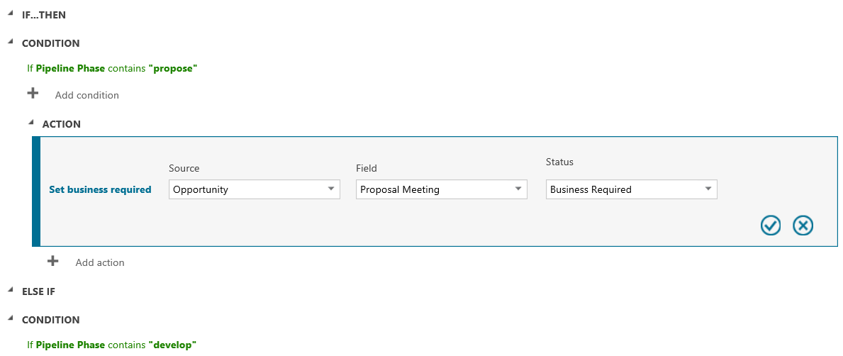 Set business required.