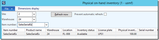 image Physical on-hand inventory.