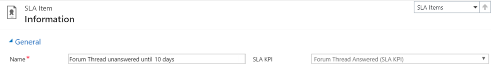 14_Create a new SLA item for forun threads unanswered for 10 days