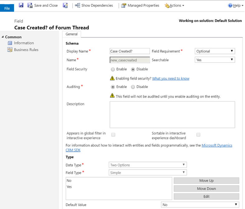5_Create field to check case creation