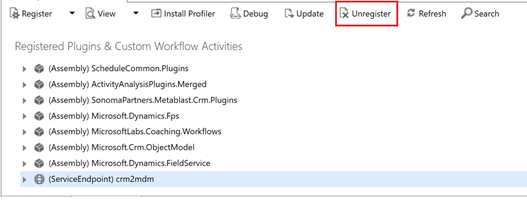 Plugin registration tool