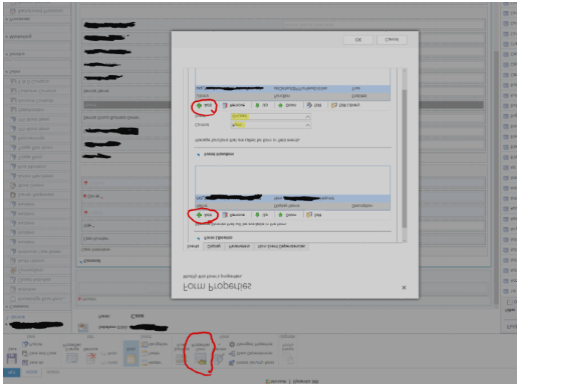 Form Properties dialog box