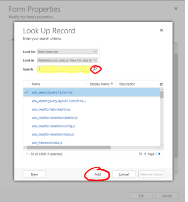 Look up a web resource