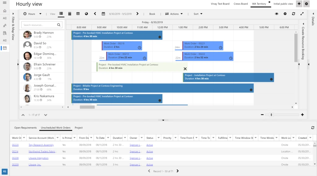 Board after collapsing dynamics menu bar