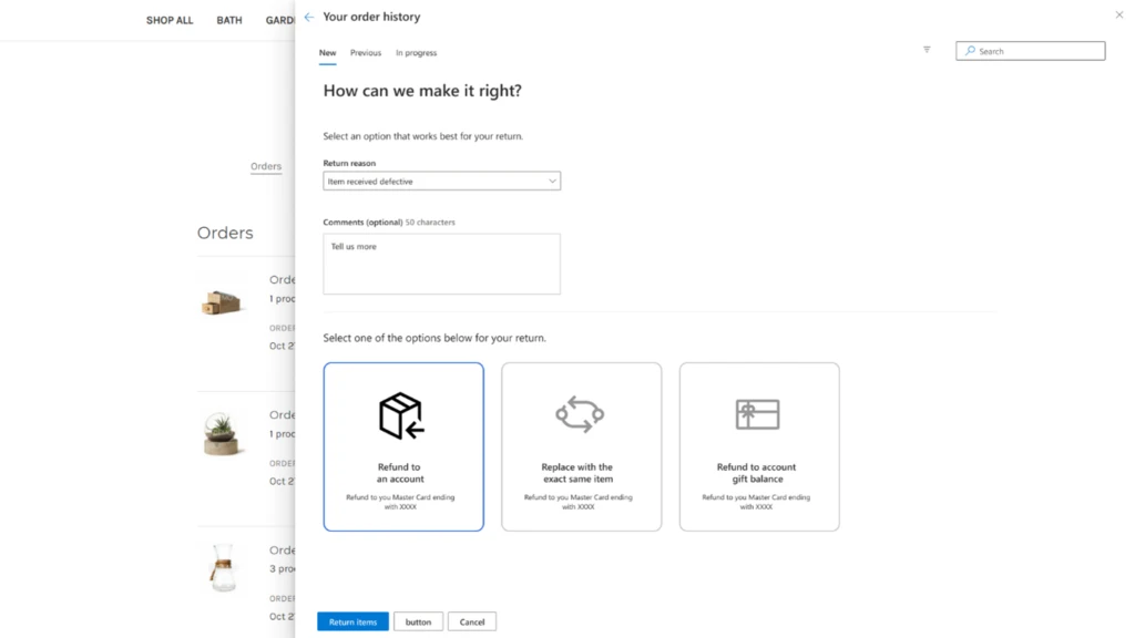 Microsoft Dynamics 365 Intelligent Order Management Return Management Connector 1
