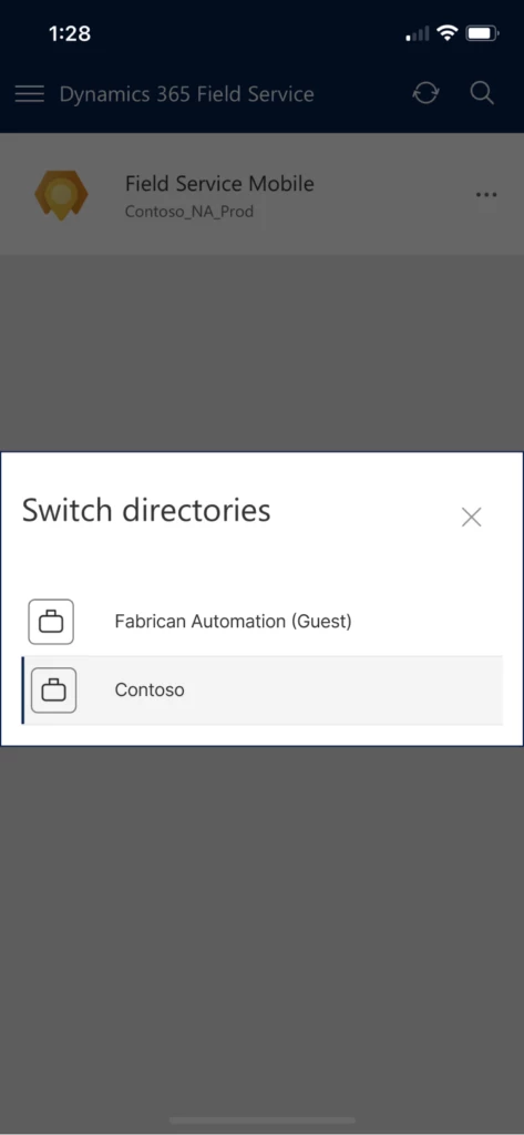 Tenant Switcher 