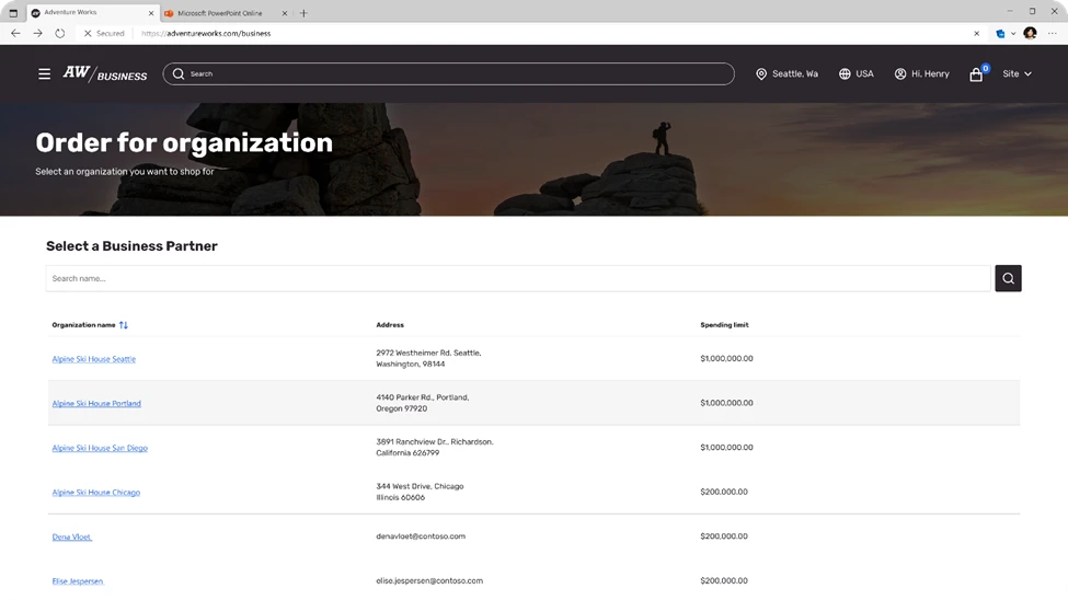 Image: Order for Organizations