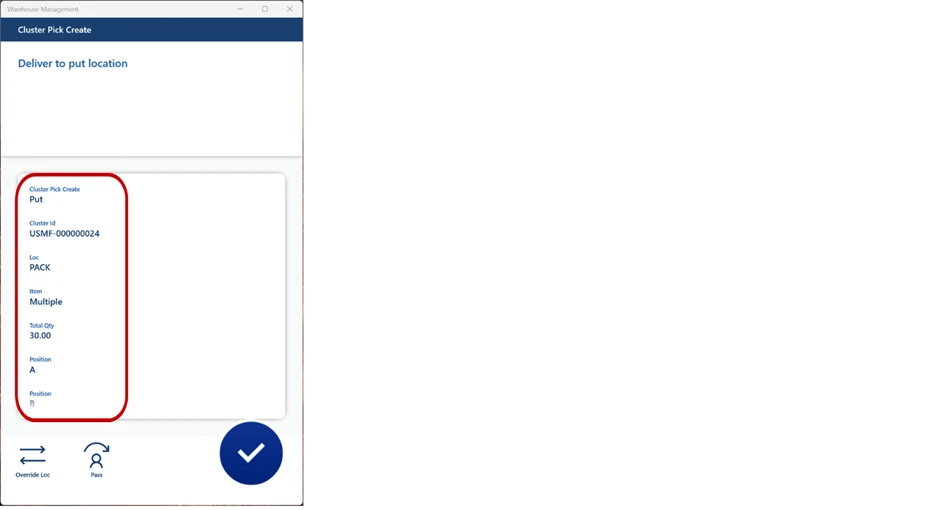Image: Cluster Put screenshot.