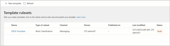 Unified routing in Dynamics 365 Customer Service template rulesets