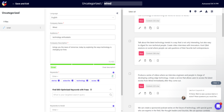 card example thumbnail