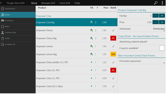 Screenshot of the Accenture CAS software