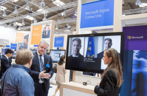 A picture from the Hannover Messe industrial fair