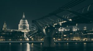 Millennium bridge in London