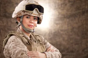 a soldier wearing a hat