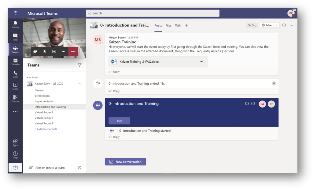 screenshot of an application