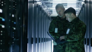 a person sitting in front of a window