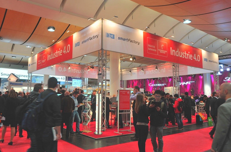 産業見本市「ハノーバーメッセ」2019 年、インダストリー4.0 ブース