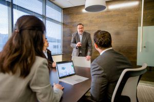 Geschäftsbesprechung