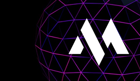 Schwarzer Hintergrund mit violetten Strichen 