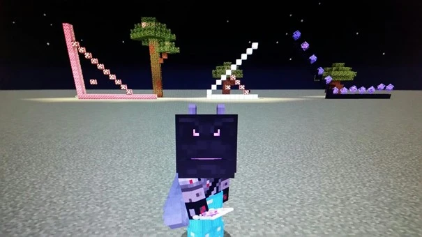 Screenshot einer Minecraft Session