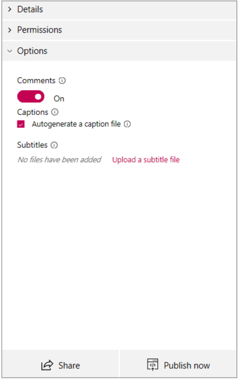 Add captions to your virtual lesson: On the Options tab, set Autogenerate captions to On.