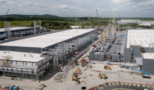 A construction site. Automation can streamline operations.