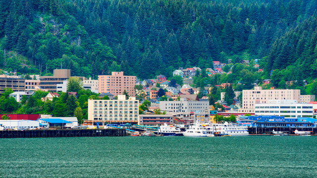picture of a city in Alaska