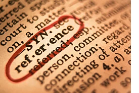 A close-up of a dictionary