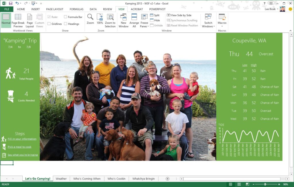 example of an excel collaboration file