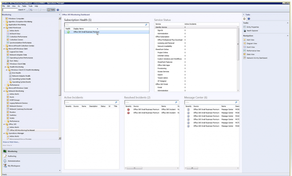 Office 365 Monitoring Dashboard v2