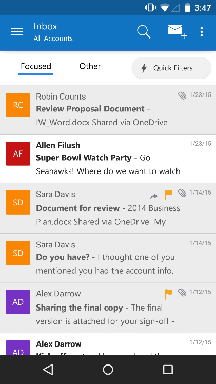 A deeper look at Outlook for iOS & Android 8