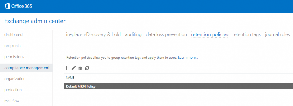 Extended email retention 1