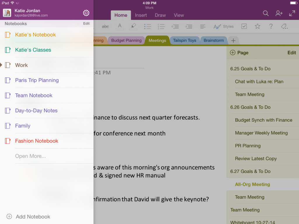 Search handwritten notes and Apple Watch support for OneNote 2