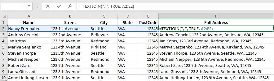 6 new Excel functions 2a