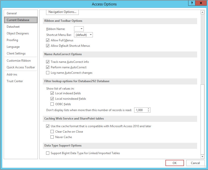 Access 2016 Large Number 2